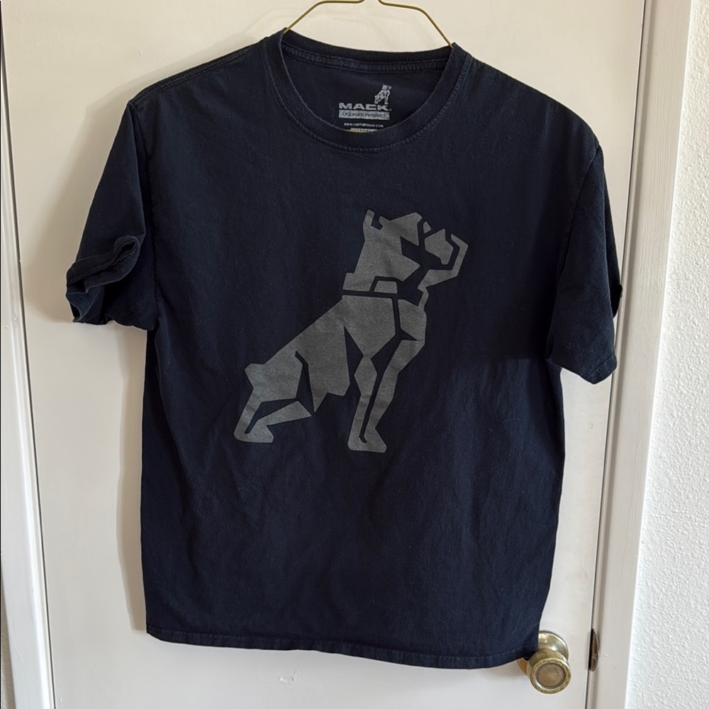 Mack Trucks Bulldog Dog Graphic T-Shirt